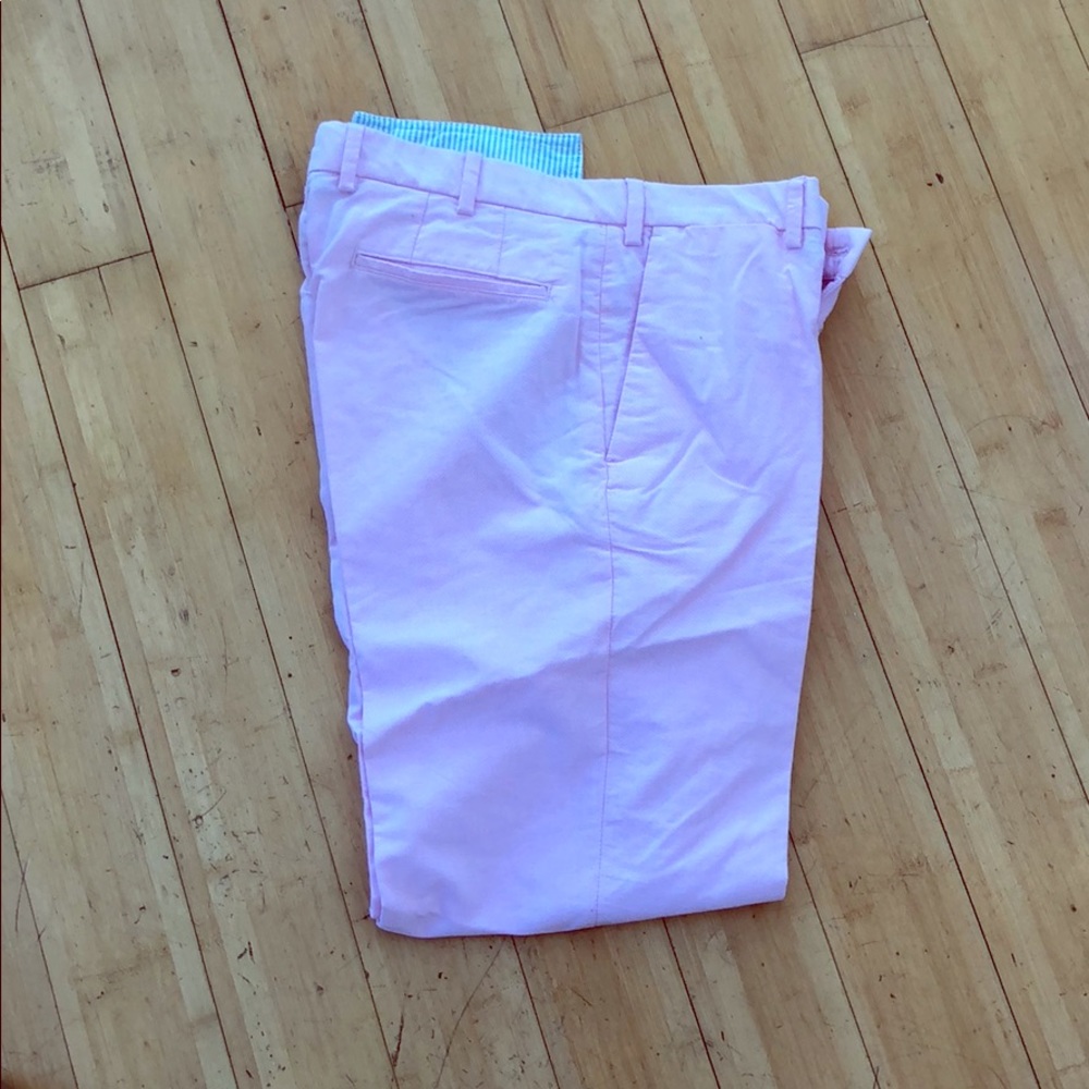 Pink polo pants